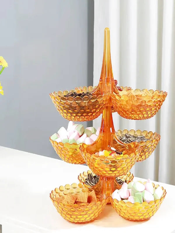 Corbeille à Fruits En Plastique Avec Support - Design Drainant, Rangement Cuisine Pratique